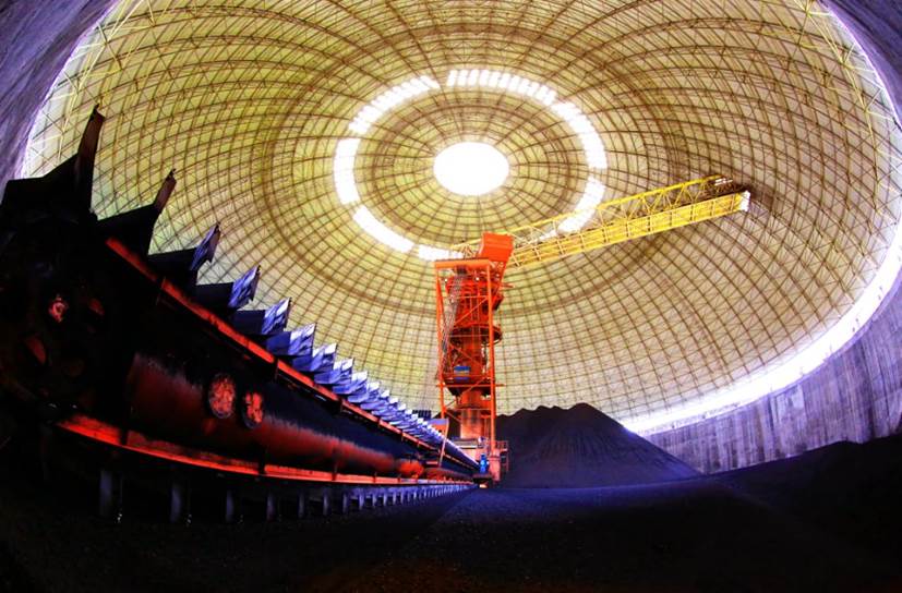 恒益电厂燃煤仓24小时不间断运行中 (2)